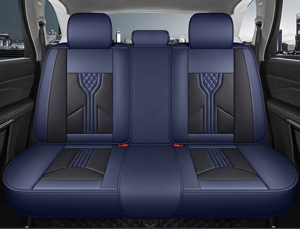 3D Nappa leather car full-coverage integrated headrest cover, all-season universal sports seat cover, leather seat cushion manufacturer wholesale