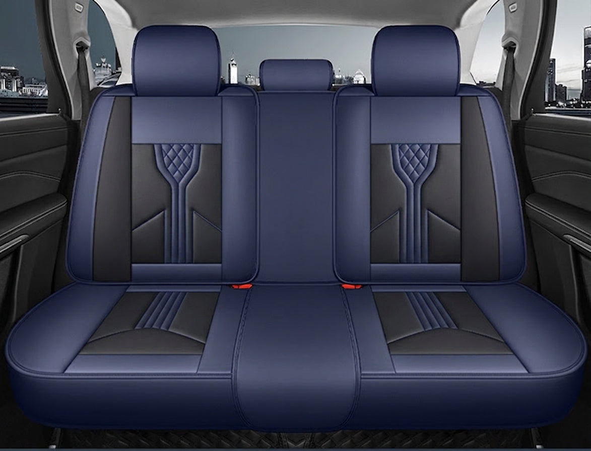 3D Nappa leather car full-coverage integrated headrest cover, all-season universal sports seat cover, leather seat cushion manufacturer wholesale