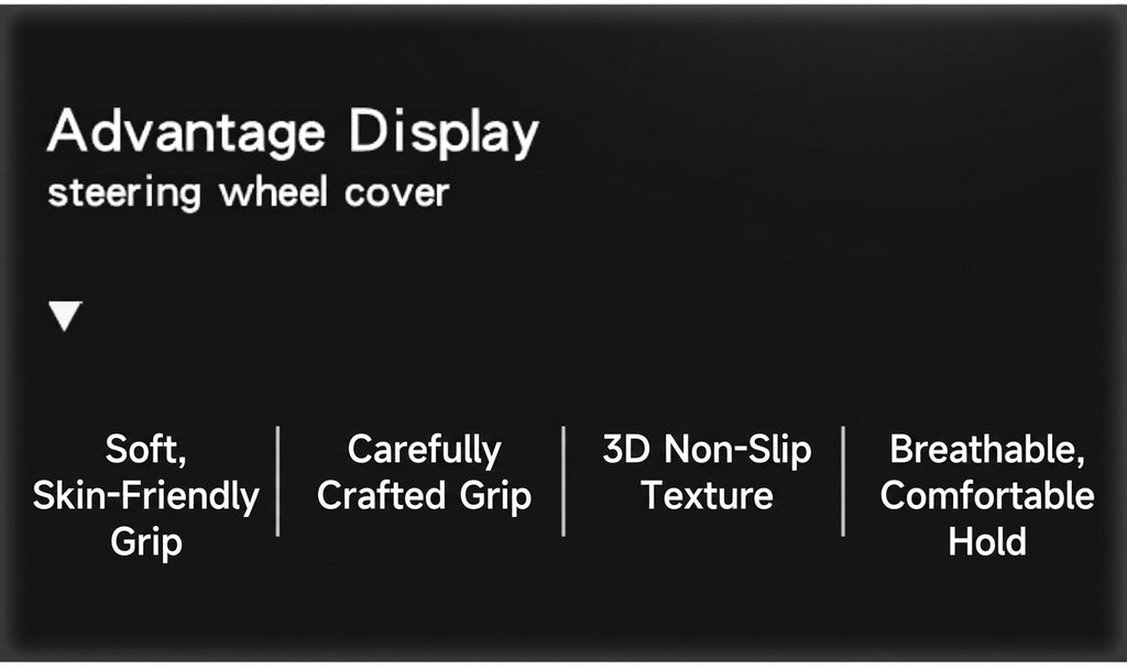 [Carbon Fiber] Car Steering Wheel Handle Sleeve, All-Season Universal, Non-slip, Wear-Resistant, Breathable New Model Dropshipping