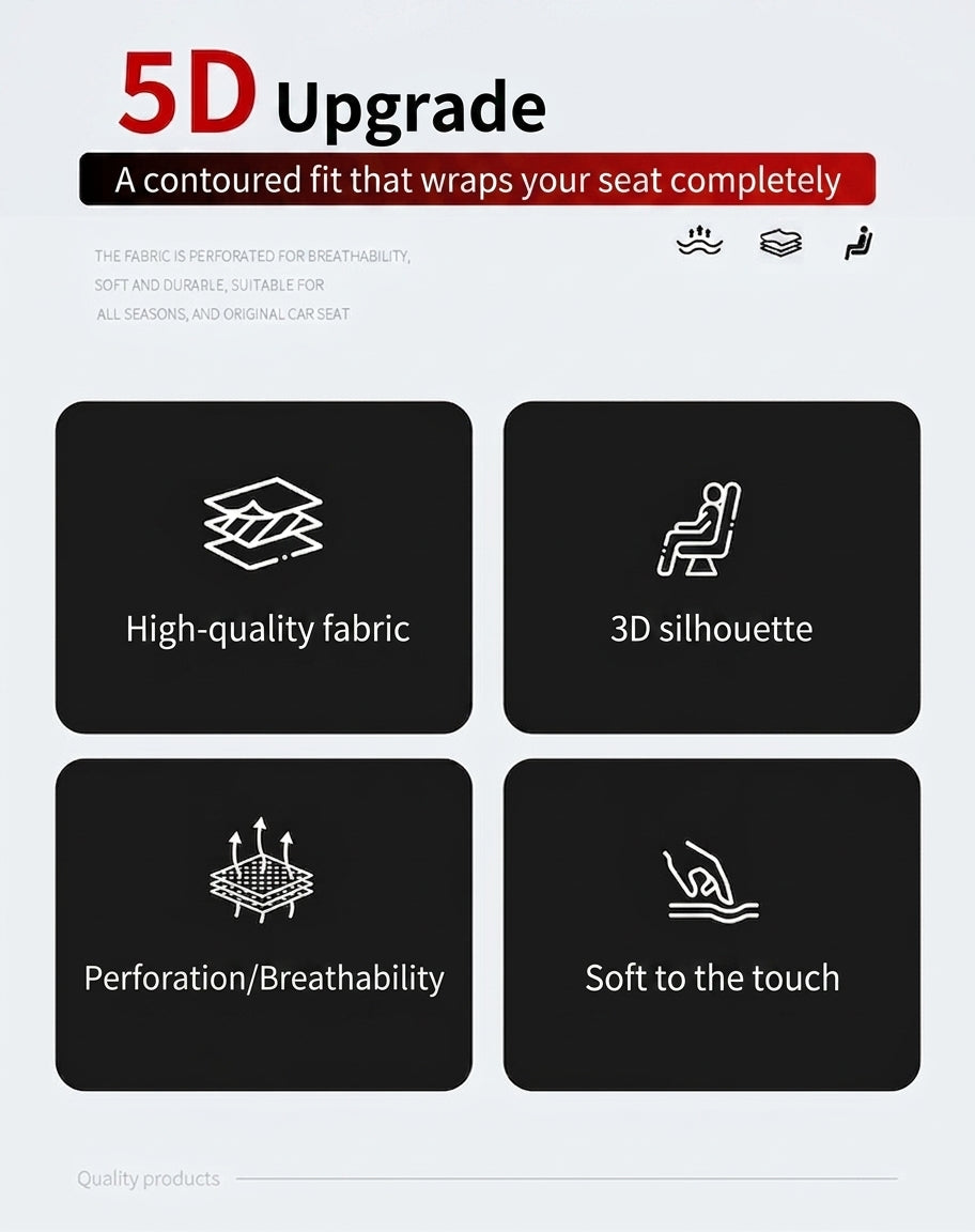 Cross-border car seat cushions, universal premium feel all-season car seat cushions, full-coverage car protection wholesale car seat cushions