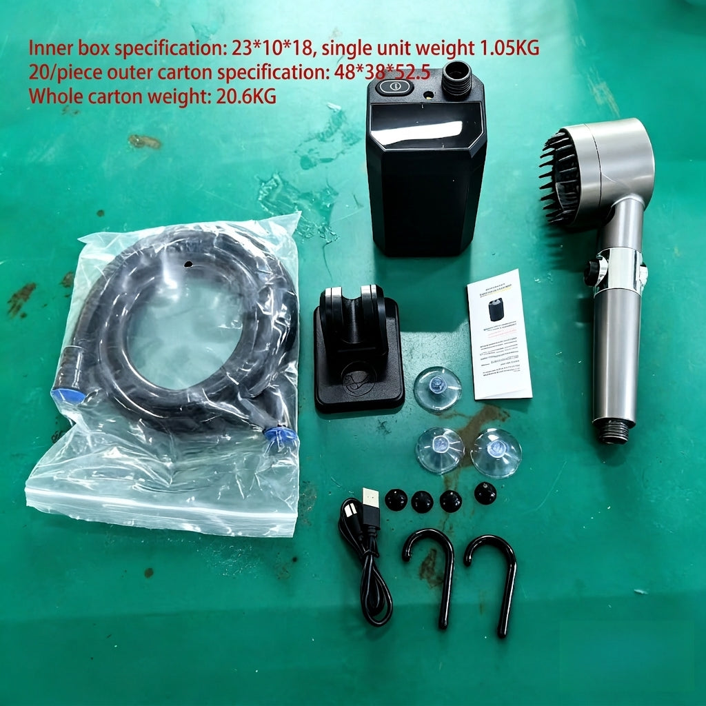 Portable Electric Shower Pump with Battery