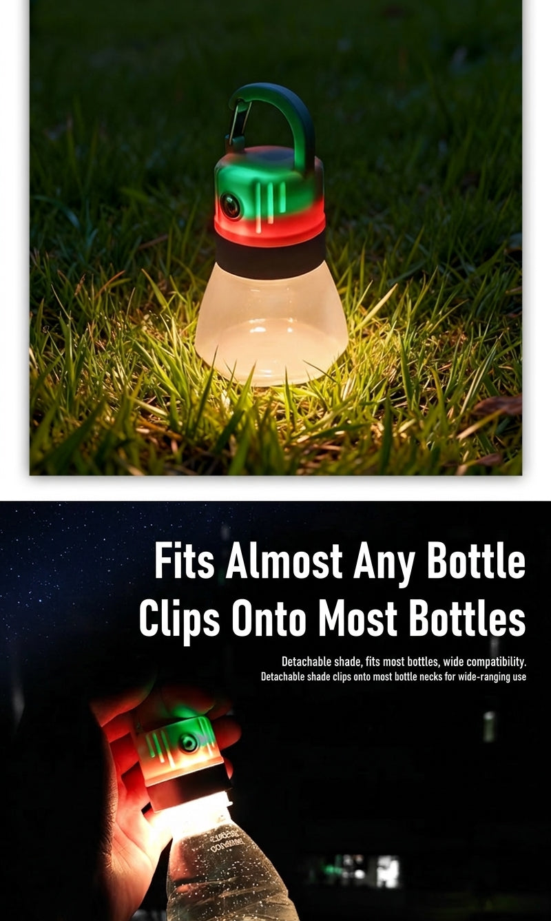 Portable Bottle Cap Light - Gray