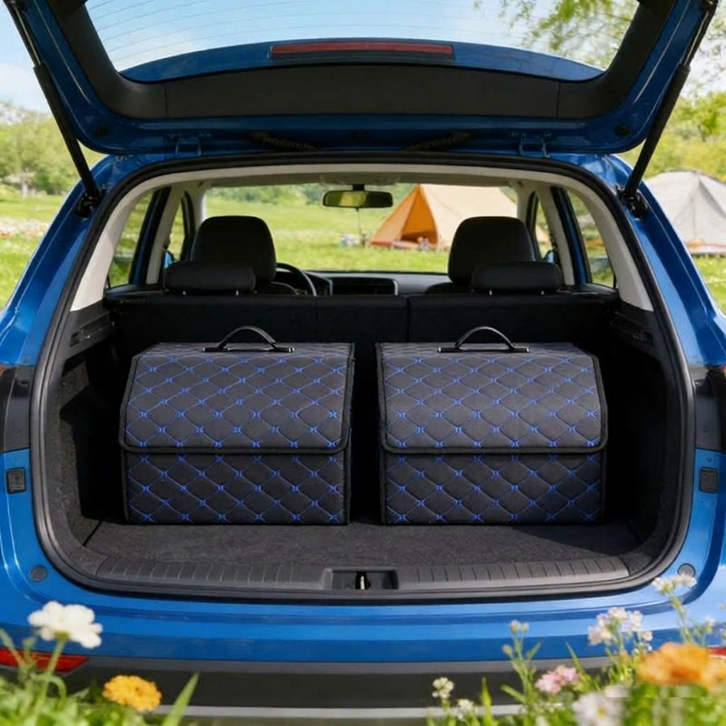 Car trunk folding storage box, multifunctional car storage box, in-car miscellaneous storage box, wholesale supplies