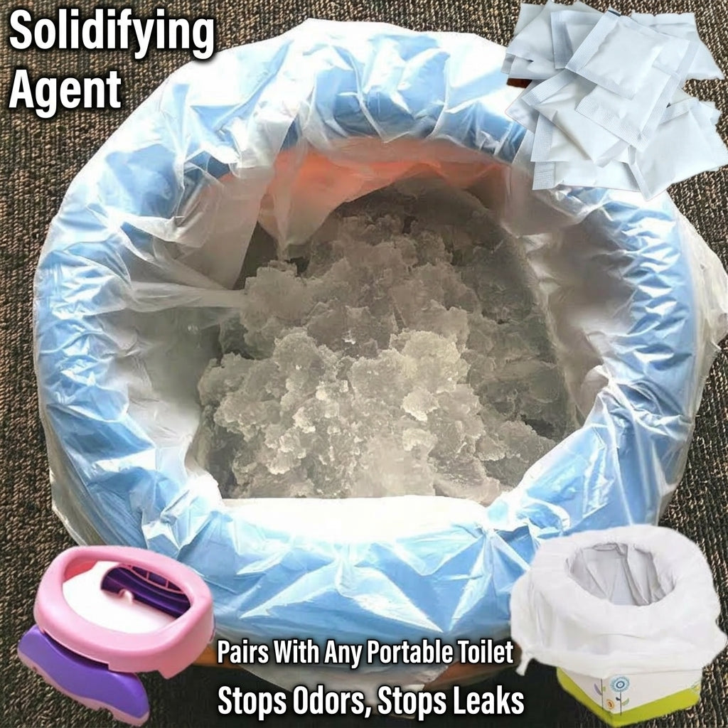 Toilet absorbent urine solidifier, outdoor car toilet, adult toilet, camping portable deodorizing curing agent