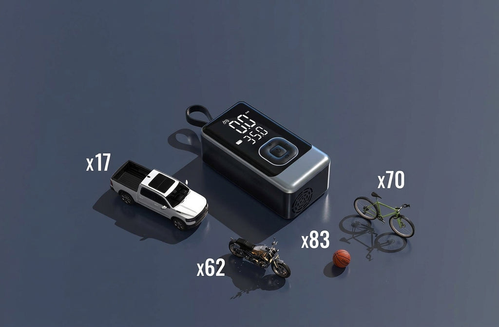 Cross-border on-board inflatable pump, on-board wireless inflatable pump, portable inflatable pump for car, electric car tire pump