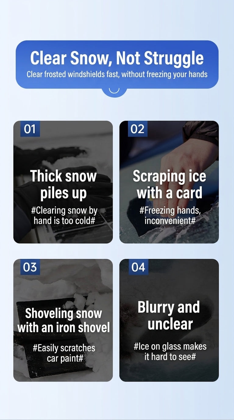 Car Snow Removal Shovel - Multiple Colors