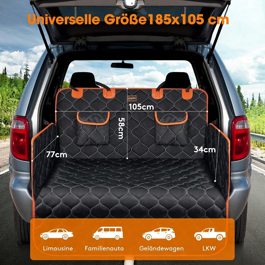 Car Trunk Mat for Pets - Non-Slip Dog Travel Seat Cover