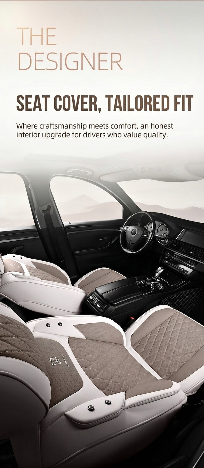 New car seat cushion, all-season universal seat, Nappa leather full-coverage seat cover, small sedan SUV seat cushion manufacturer wholesale