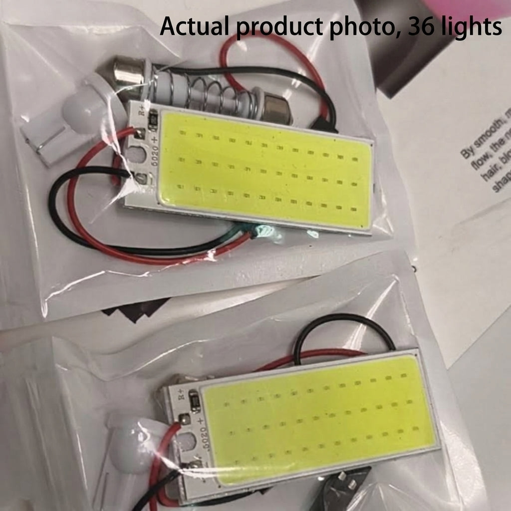 Yizhong LED Roof Light Room Light COB 18 24 36 48SMDT10 Dual-Pointed BA9S Cabin Light Reading