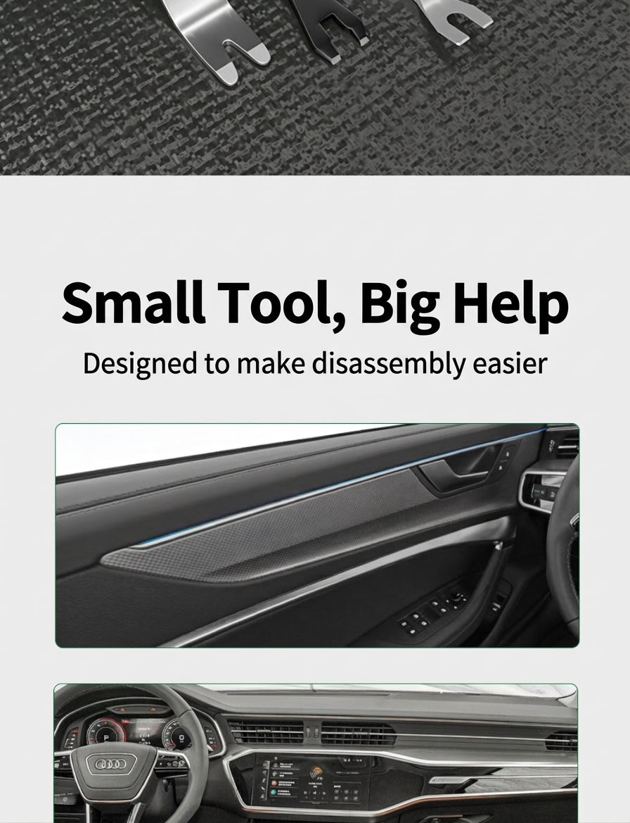 Automobile light opening pliers, rivet pliers, buckle pliers, interior door panels, audio disassembly, rubber buckle drivers, headlights, dismantling and changing lampshades