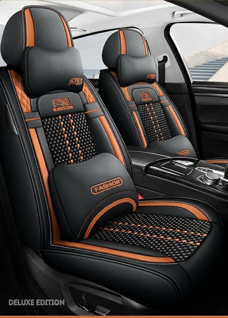 Car seat cushion new all-enclosed special seat cover four seasons universal leather seat cover summer ice silk cartoon seat cushion cover