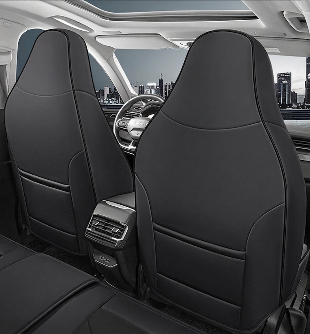 3D Nappa leather car full-coverage integrated headrest cover, all-season universal sports seat cover, leather seat cushion manufacturer wholesale