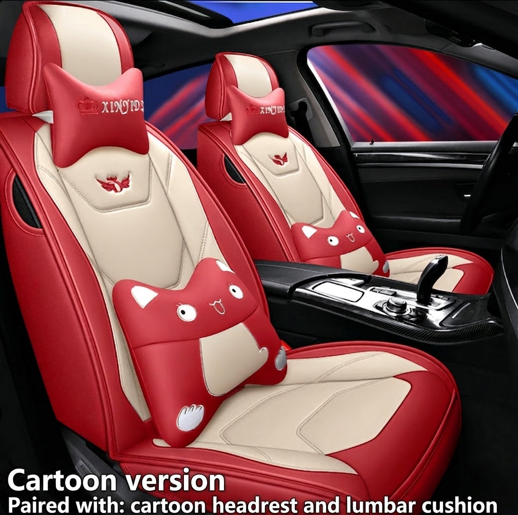 New car cushion leather all-wrap wear-resistant leather car seat cover is suitable for small car SUV car seat cover in all seasons