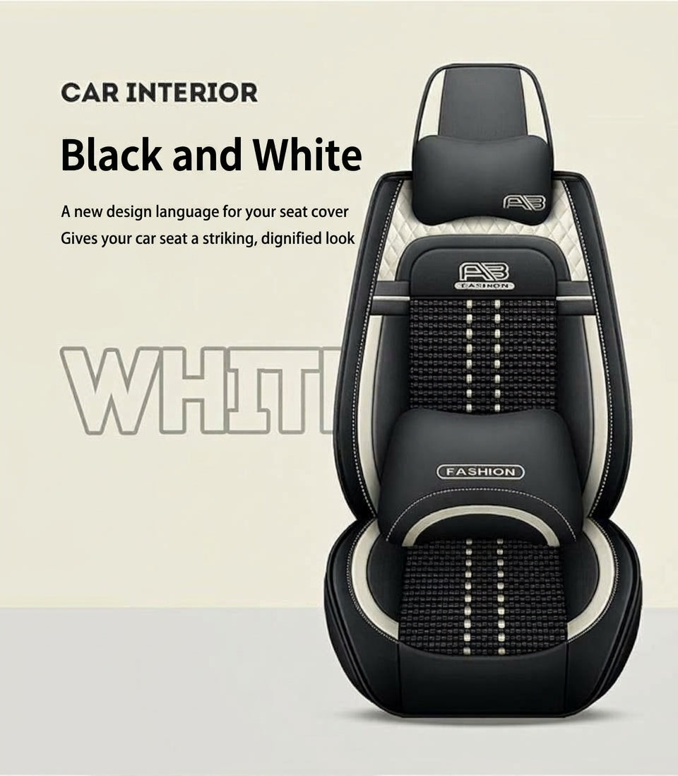 Car seat cushion new all-enclosed special seat cover four seasons universal leather seat cover summer ice silk cartoon seat cushion cover