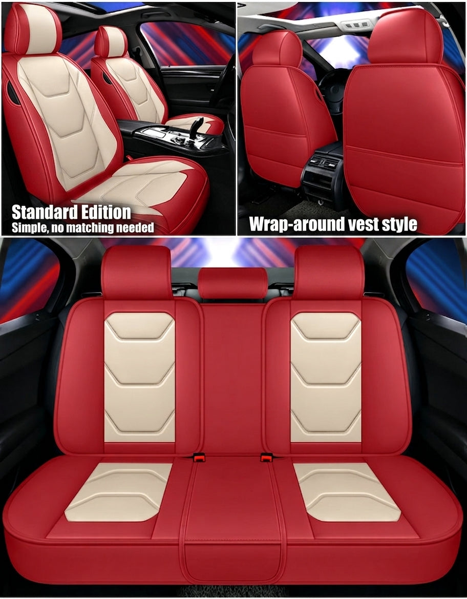 New car cushion leather all-wrap wear-resistant leather car seat cover is suitable for small car SUV car seat cover in all seasons