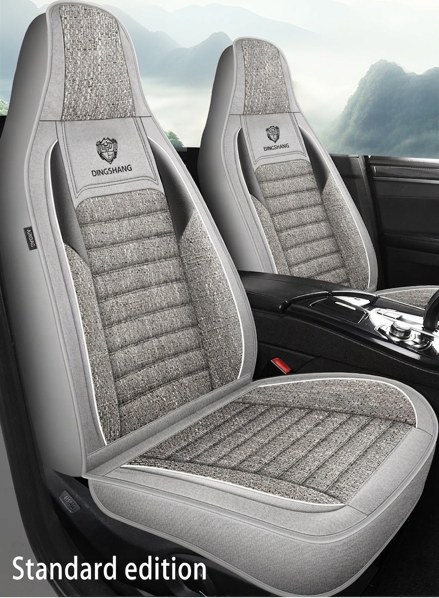 25 years new linen split head car seat cushion four seasons universal seat cover original piece drop shipping cross-border wholesale