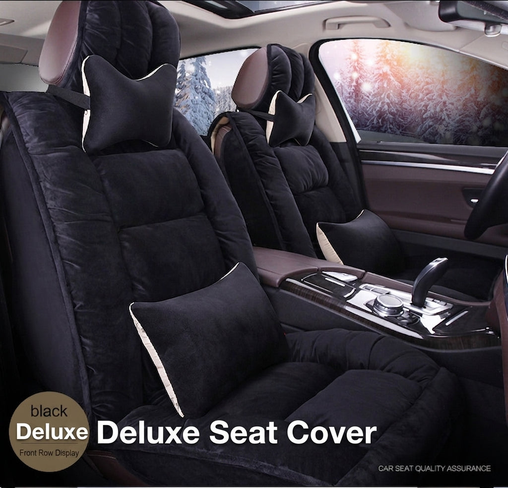 Winter short plush car seat cushion new winter car fleece seat cover universal down all-inclusive seat cushion wholesale
