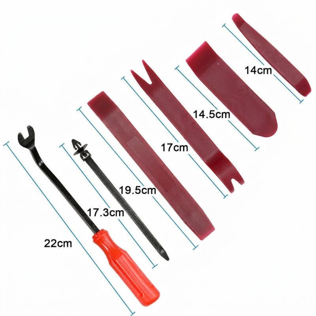 Car Buckle Assortment Set - 17 Types Universal