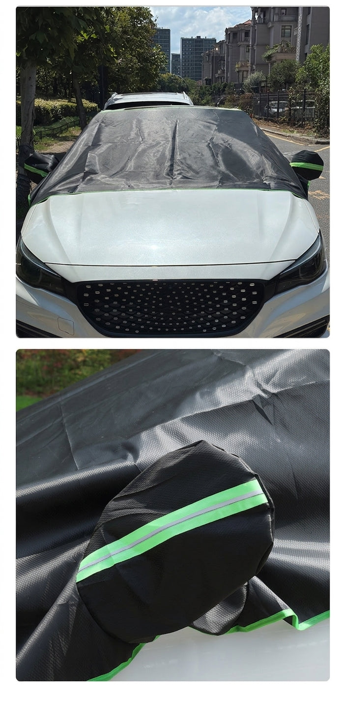 Car Snow Cover Half Hood Windshield Frost Guard