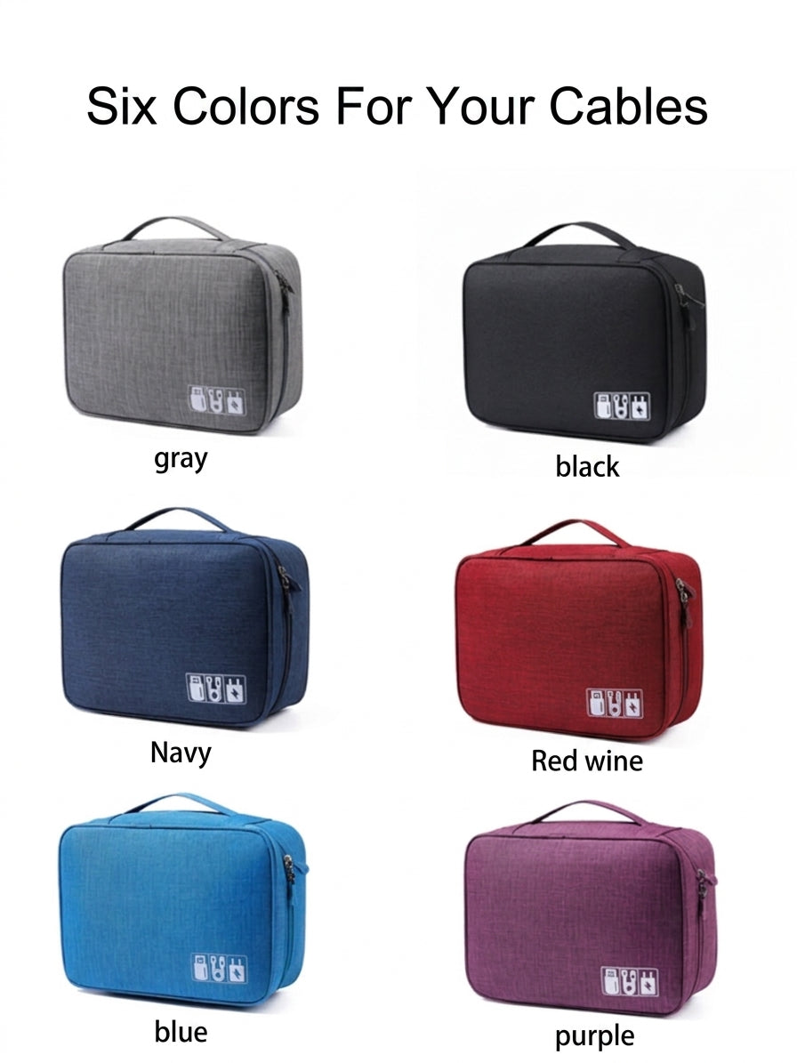 Digital Storage Bag, Shockproof Charger Case