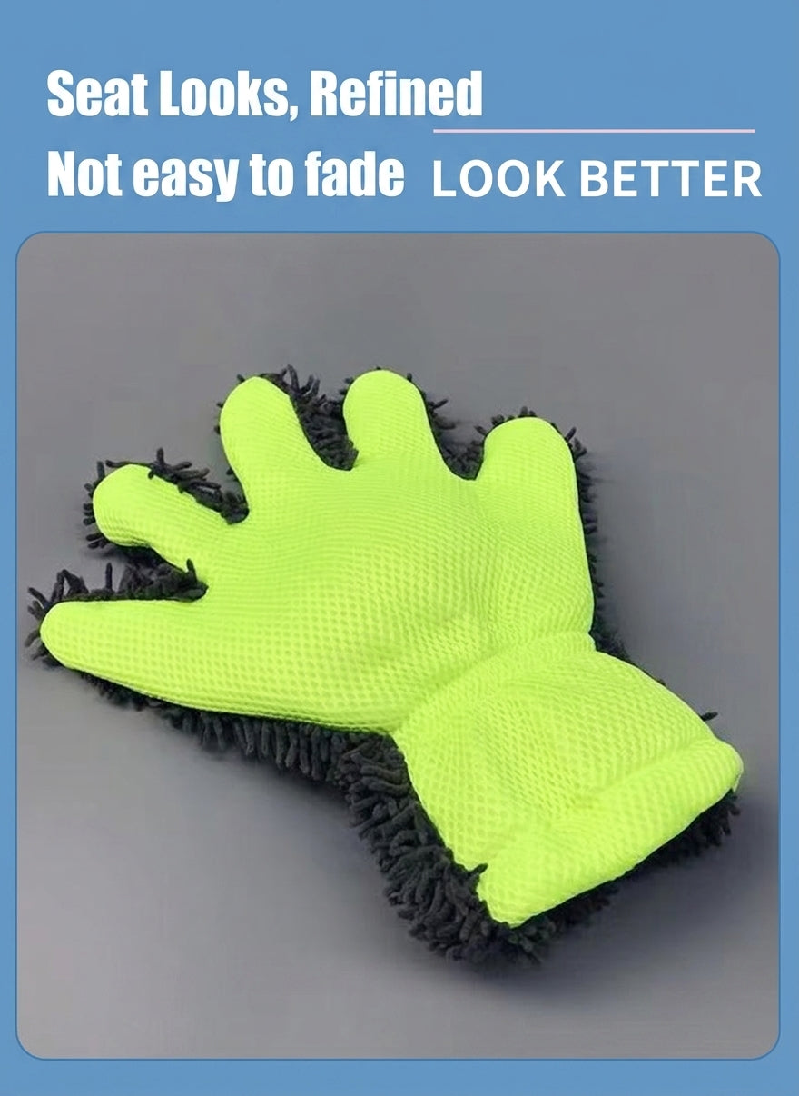 Car wash gloves, plush waterproof car towels, specialized car brushes, cleaning cloths, chenille wheel cleaning towels, wholesale