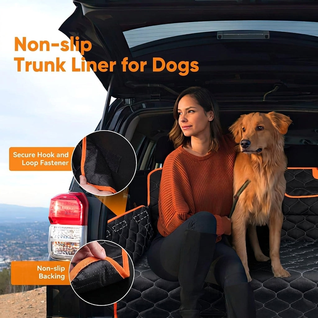 Car Trunk Mat for Pets - Non-Slip Dog Travel Seat Cover