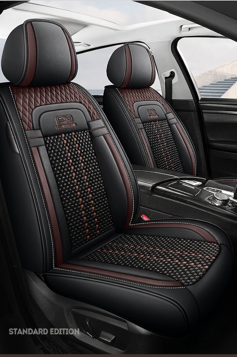 Car seat cushion new all-enclosed special seat cover four seasons universal leather seat cover summer ice silk cartoon seat cushion cover