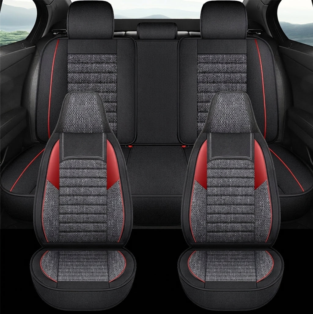 25 years new linen split head car seat cushion four seasons universal seat cover original piece drop shipping cross-border wholesale