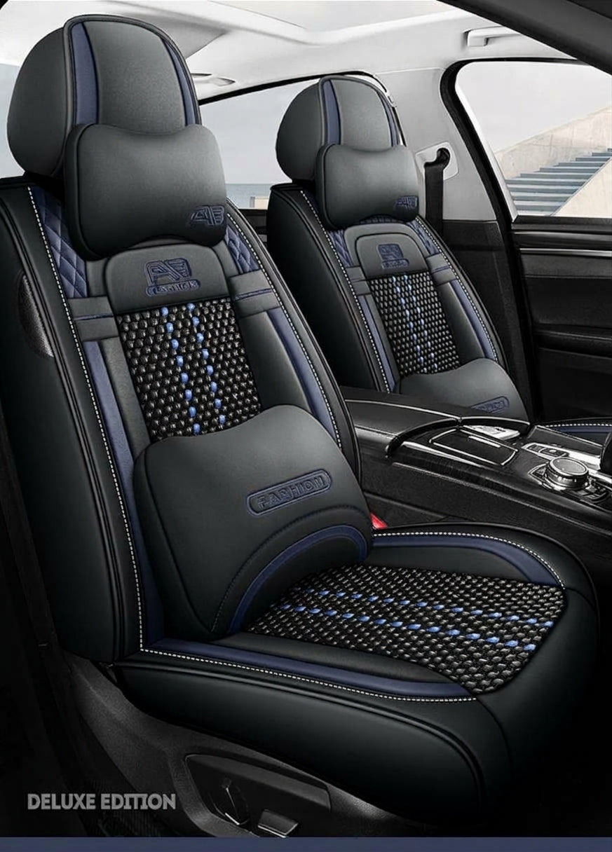 Car seat cushion new all-enclosed special seat cover four seasons universal leather seat cover summer ice silk cartoon seat cushion cover