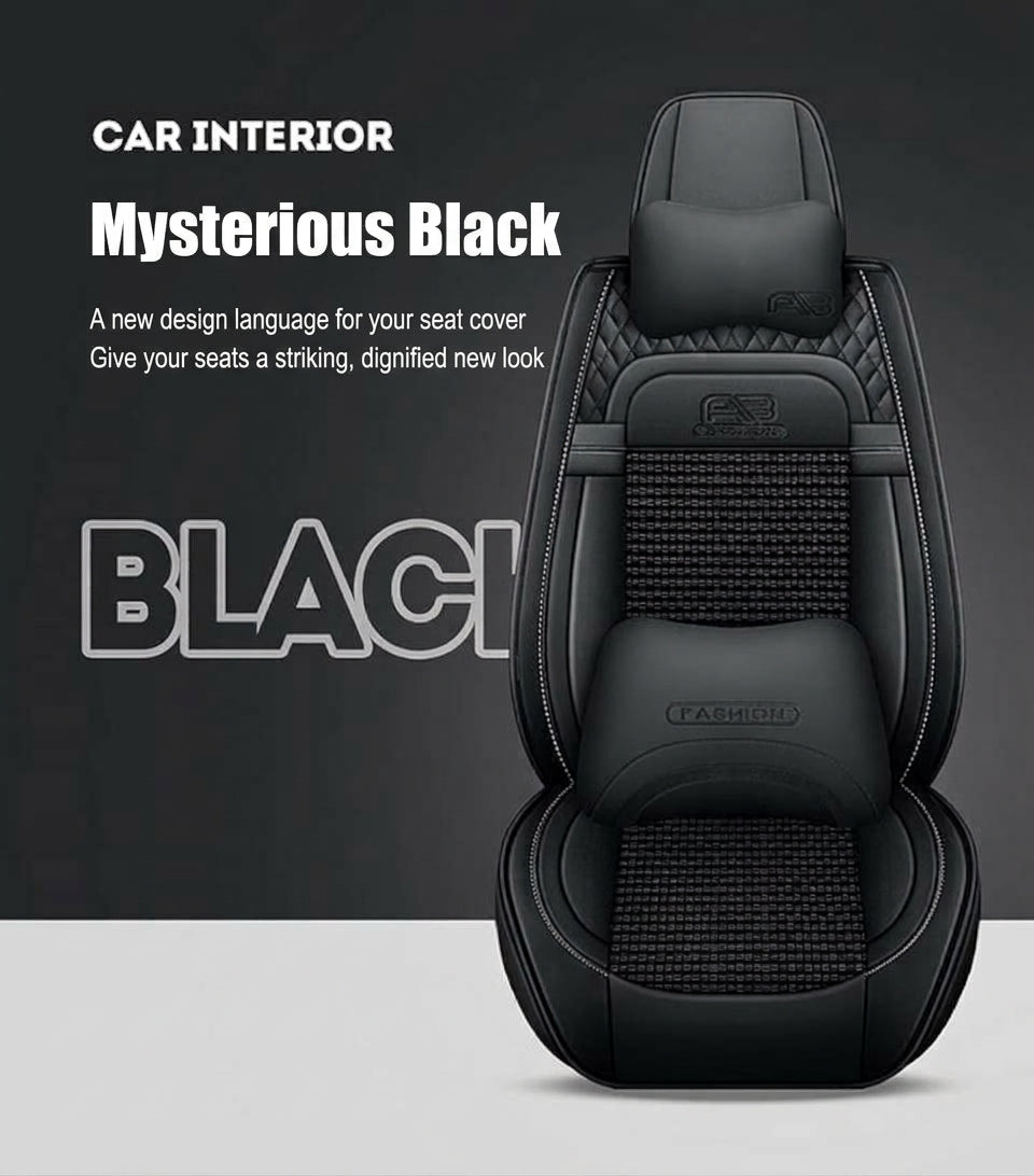 Car seat cushion new all-enclosed special seat cover four seasons universal leather seat cover summer ice silk cartoon seat cushion cover