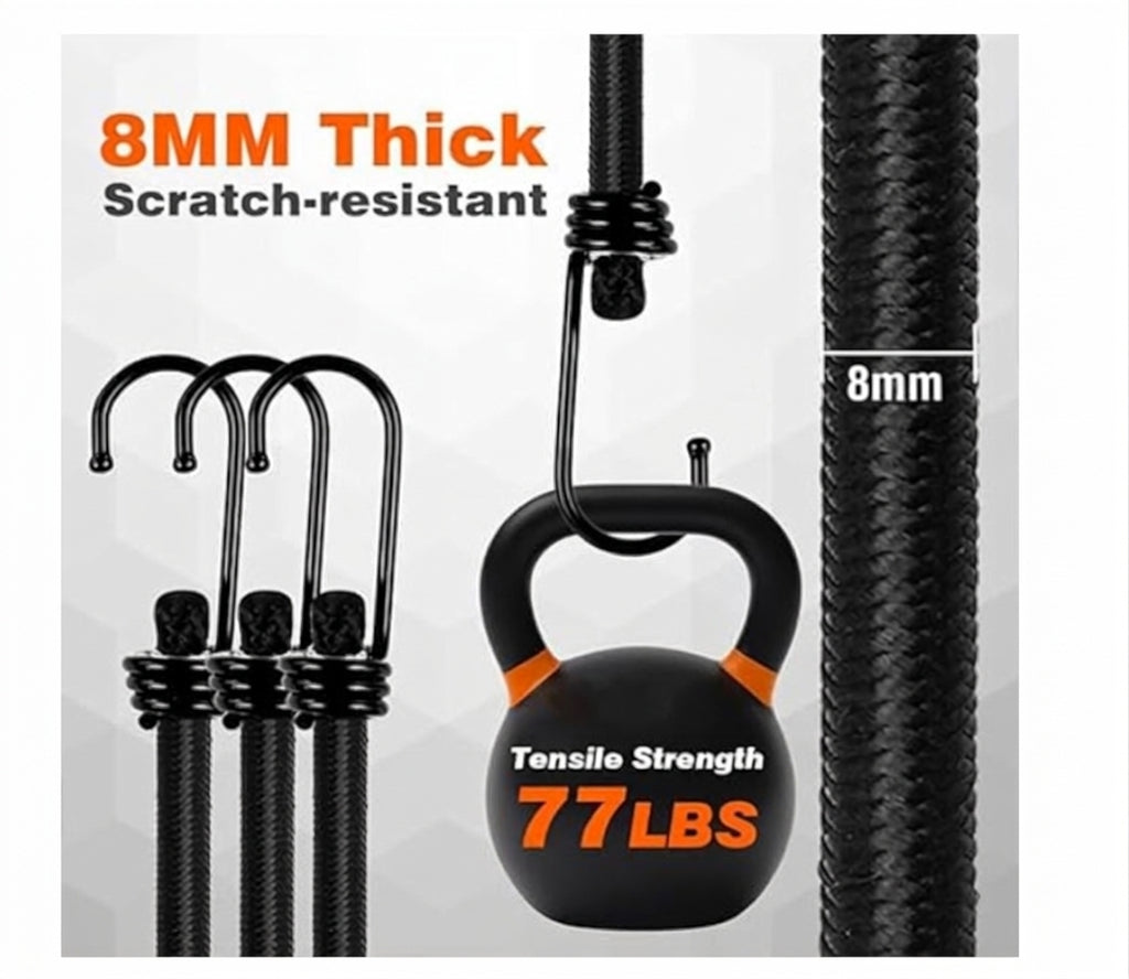 Cargo Strapping Ropes, Elastic Bungee Cords