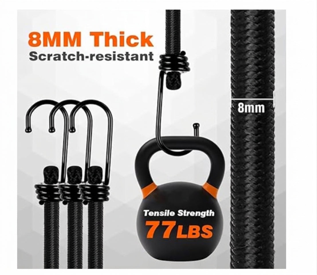 Cargo Strapping Ropes, Elastic Bungee Cords