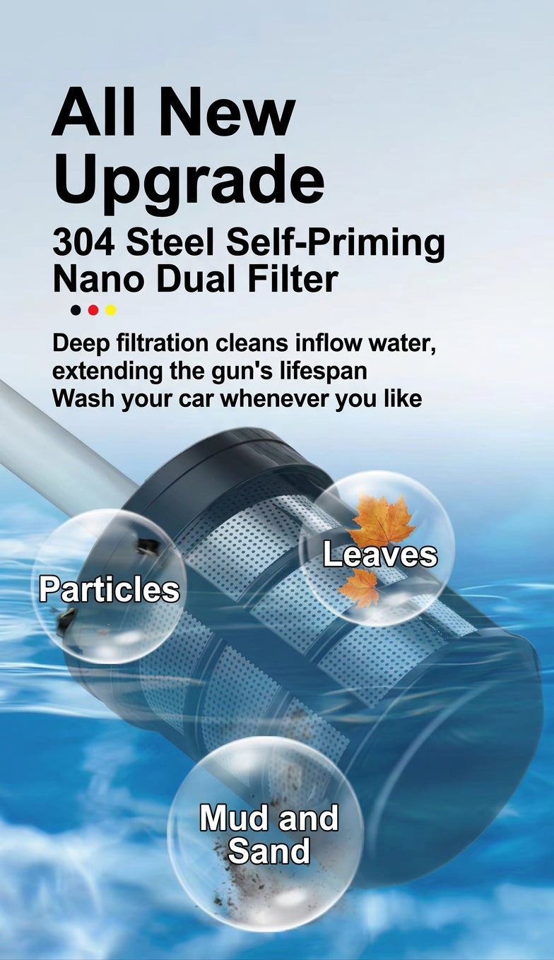 Household wireless lithium battery water gun car wash high-pressure water gun rechargeable car wash artifact car wash machine set of foreign trade order