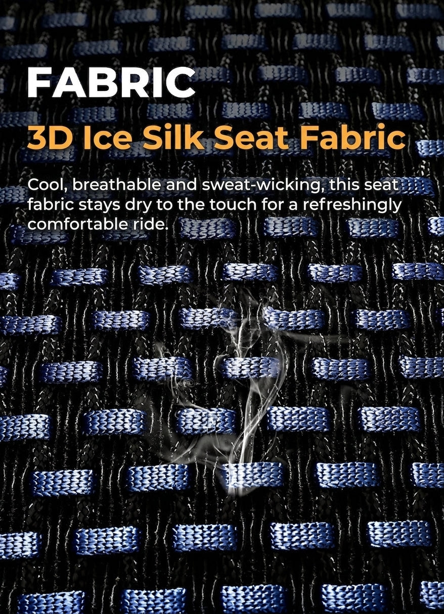 The 2025 new lumbar Napa leather ice silk car seat cushion is suitable for all seasons