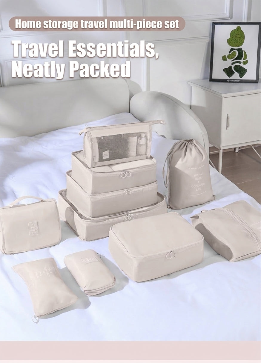 Travel Storage Organizer Set - 7 to 10 Pieces