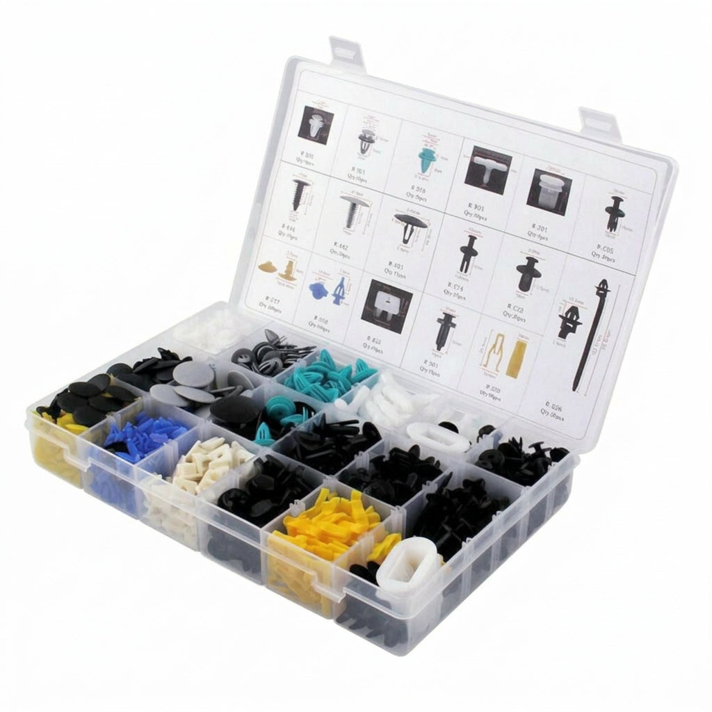 Car Buckle Assortment Set - 17 Types Universal