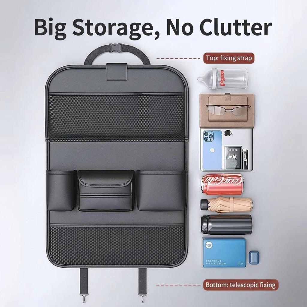Car seats, back storage, hanging bags, car rear small tables, rear seat shelves, car storage artifacts