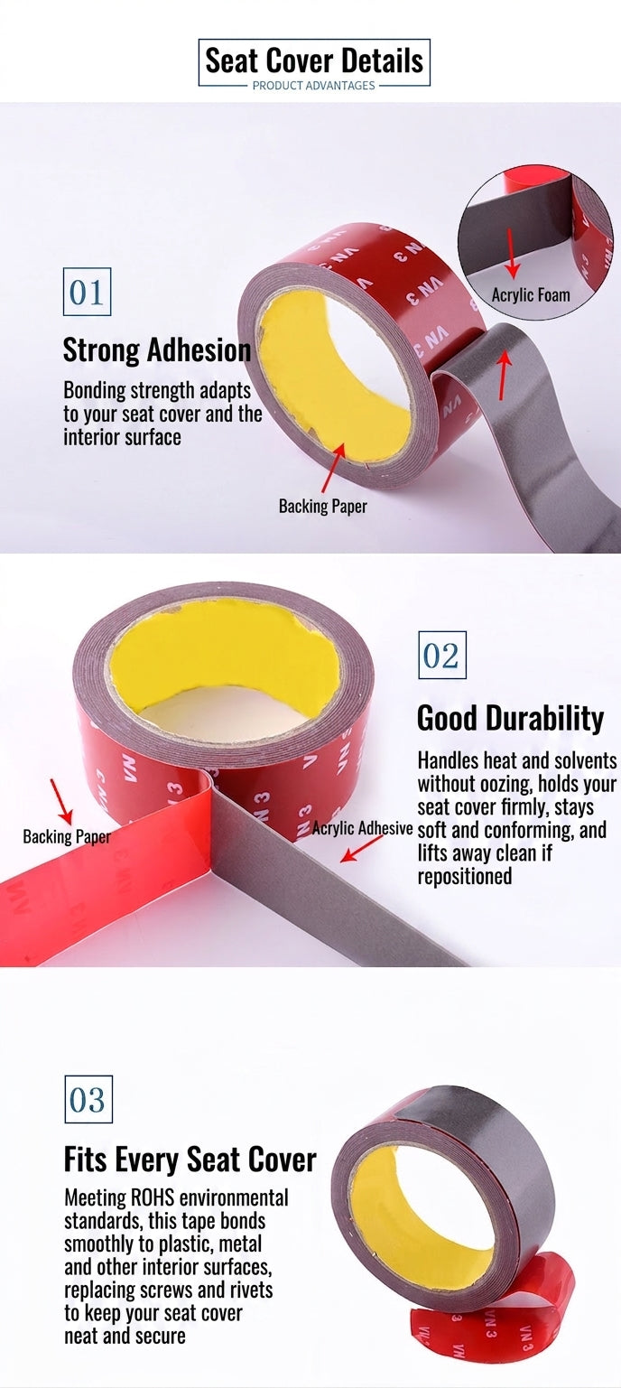 Strong double-sided tape, acrylic transparent double-sided tape, adhesive package, strong double-sided tape, high temperature resistance
