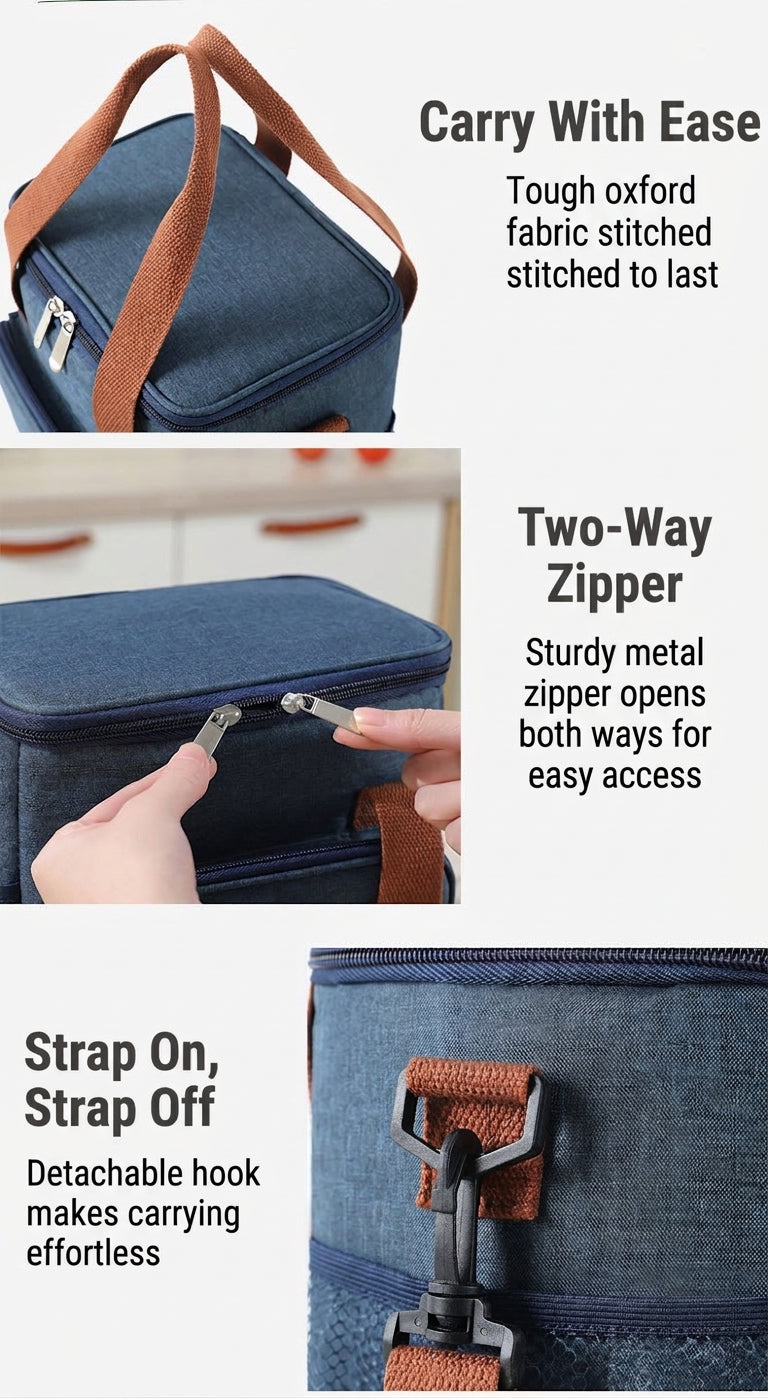 Crossbody Lunch Bag - Insulated Thermal