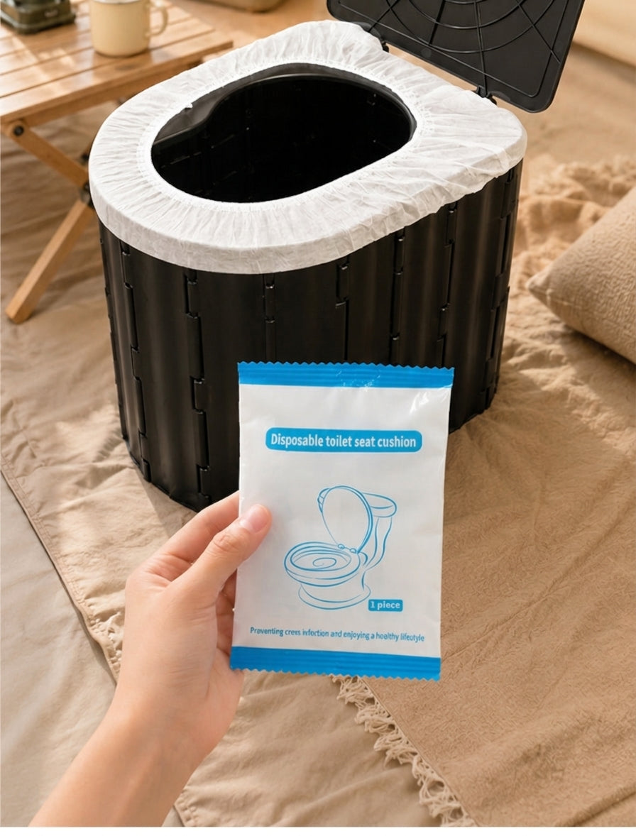 Cross-border English disposable toilet mat, individually packaged, thickened, all-season portable travel hotel seat mat