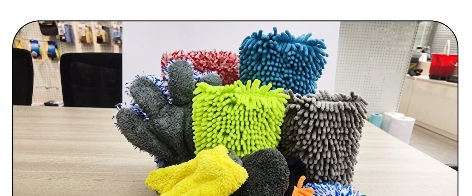 Car Wash 9-Piece Set: Car Cleaning Supplies, Wheel Hub Brush, Polishing Waxing Sponge Blocks, Car Wash Towels, Car Wipes