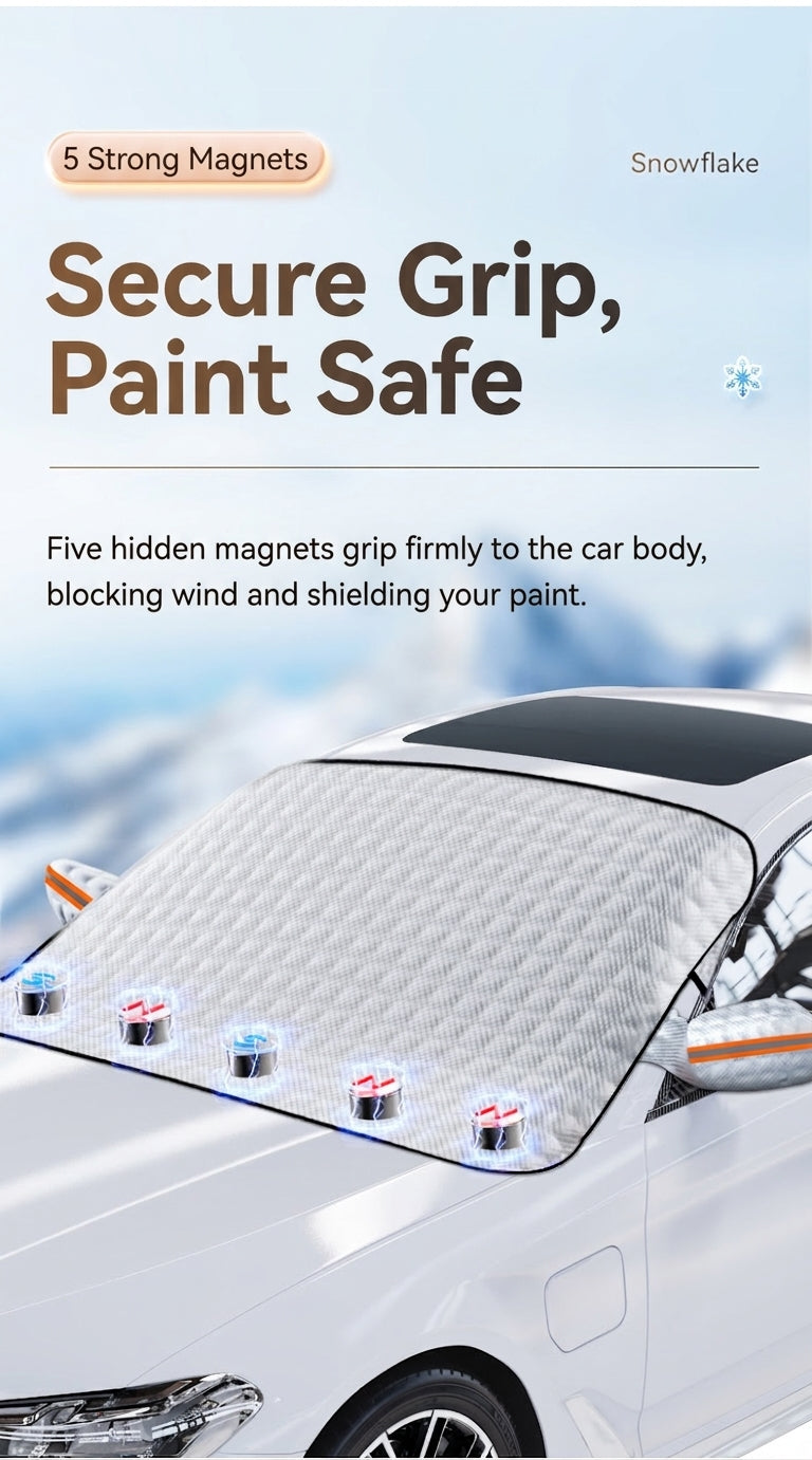 Car Windshield Snow Cover - Frost & Sun Protection