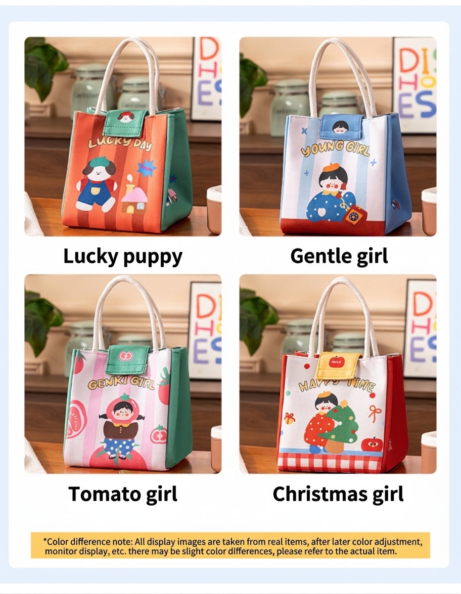 Lunch Box Bag, Large Capacity Handheld