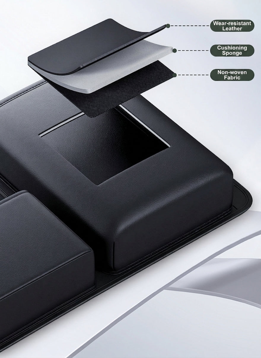 Multifunctional trunk storage bag, large-capacity storage car storage bag, zoned design for easy access and portable storage box