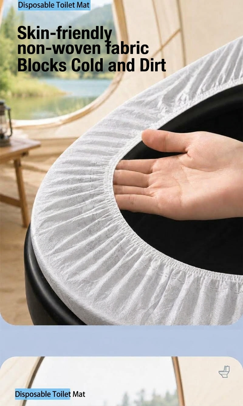 Cross-border English disposable toilet mat, individually packaged, thickened, all-season portable travel hotel seat mat