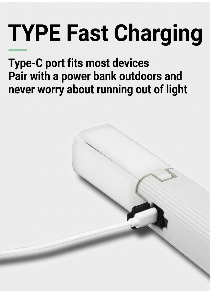 Camping Tent Light, Four-Leaf Foldable LED