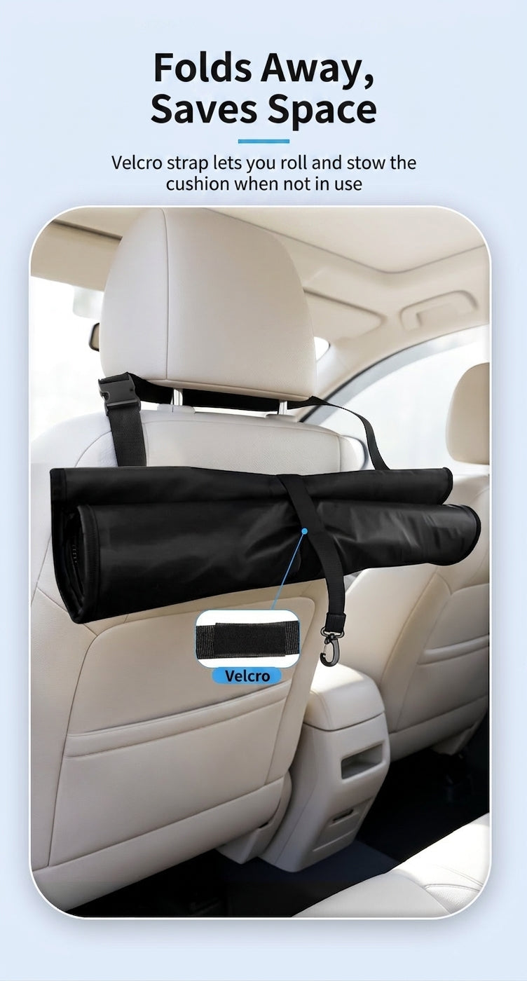 Cross-border best-selling car pet cushion: Oxford fabric for the car, rear seat waterproof and dirt-resistant, portable and foldable