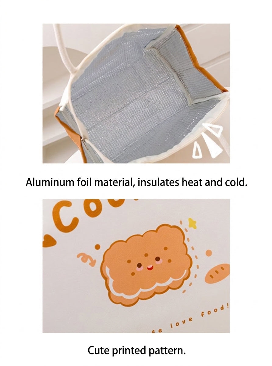 Insulated Lunch Bag, Large-Capacity Handheld
