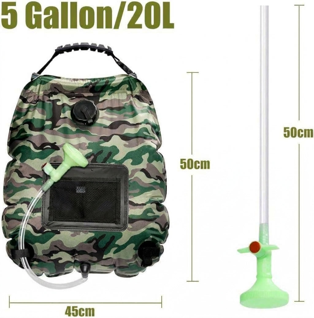 2025 Cross-border Hot Outdoor Shower Tent, Shower Bag, Toilet Combo, Changing Tent, Solar Drying Water Bag