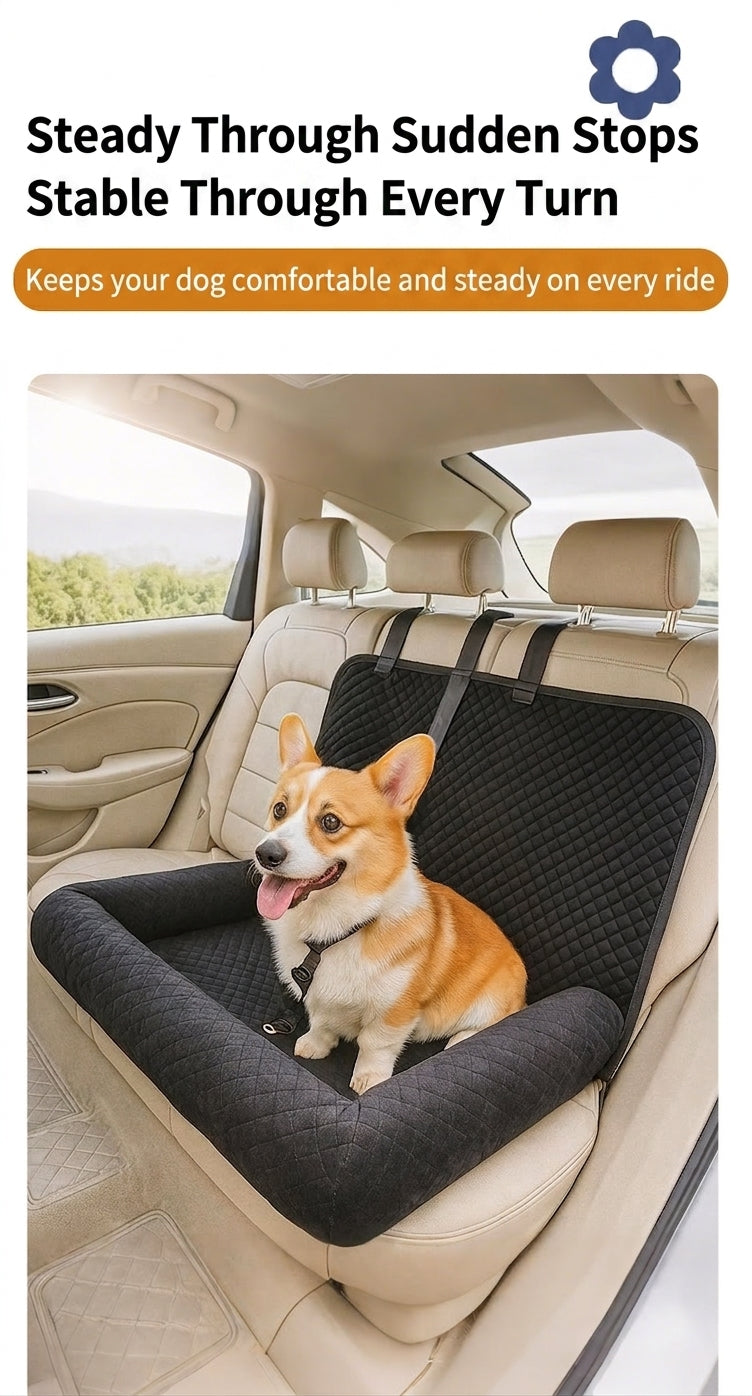 Car kennel puppy car artifact dog car kennel pet car mat front and rear dog out safety seats
